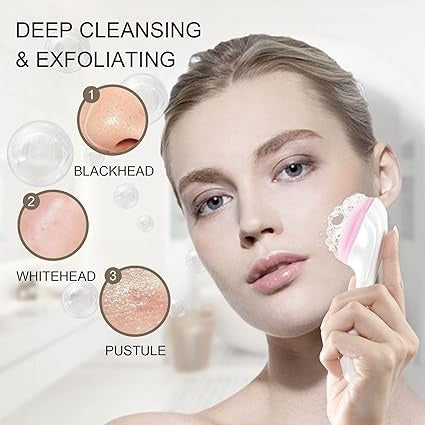 π§½ 1 Pc Silicone Face Scrubber β Soft Exfoliating Brush & Manual Facial Massager π§ββοΈβ¨