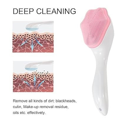 π§½ 1 Pc Silicone Face Scrubber β Soft Exfoliating Brush & Manual Facial Massager π§ββοΈβ¨