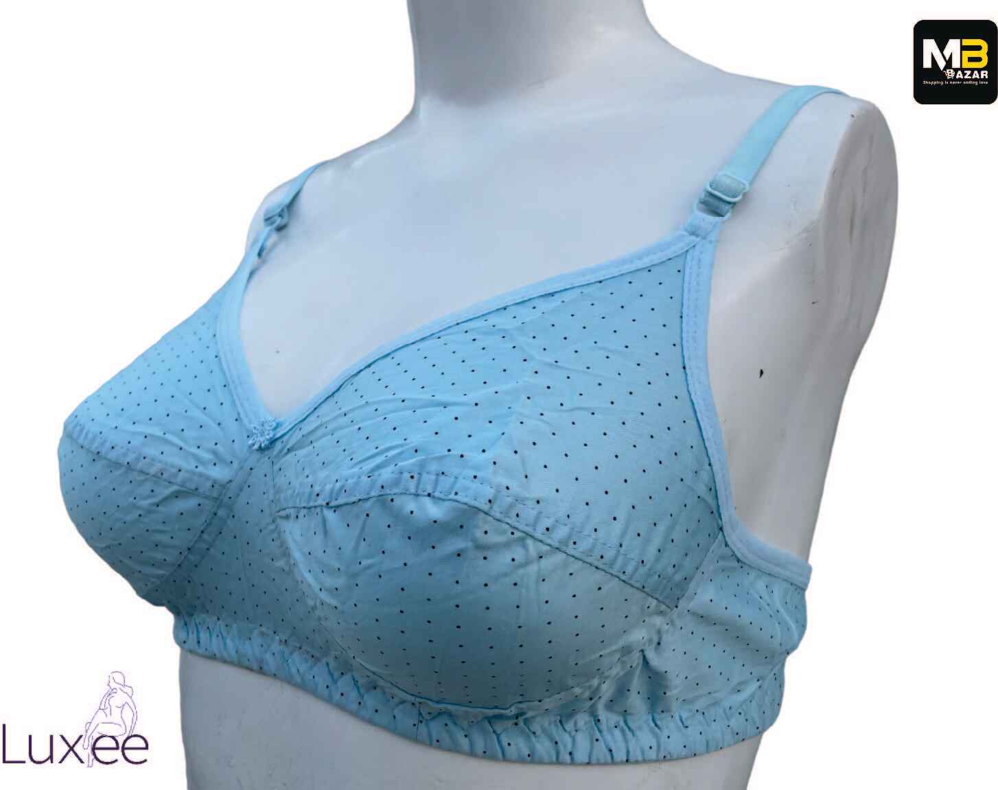 Soft Cotton Bra – Wireless, Breathable & Full Coverage