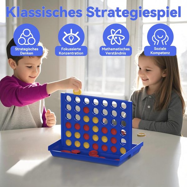 π§ π― 4 In A Row Board Game For Kids β Fun Travel & Party Game (Random Color) ππ§©