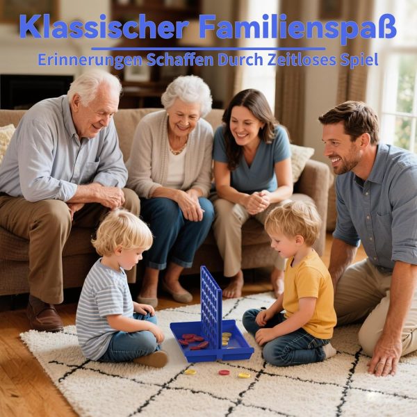 π§ π― 4 In A Row Board Game For Kids β Fun Travel & Party Game (Random Color) ππ§©