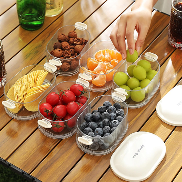 π§ 4-Layer Multi-Layered Spice Storage Box π± | Seasoning Organizer for Kitchen, BBQ & Picnic πΏπ₯