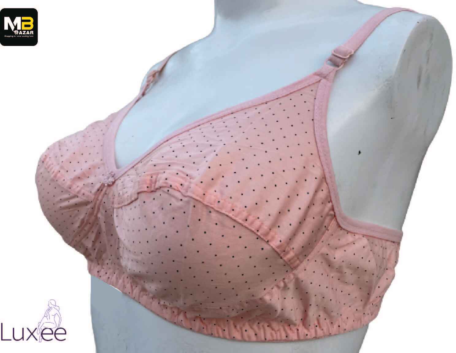 Soft Cotton Bra – Wireless, Breathable & Full Coverage