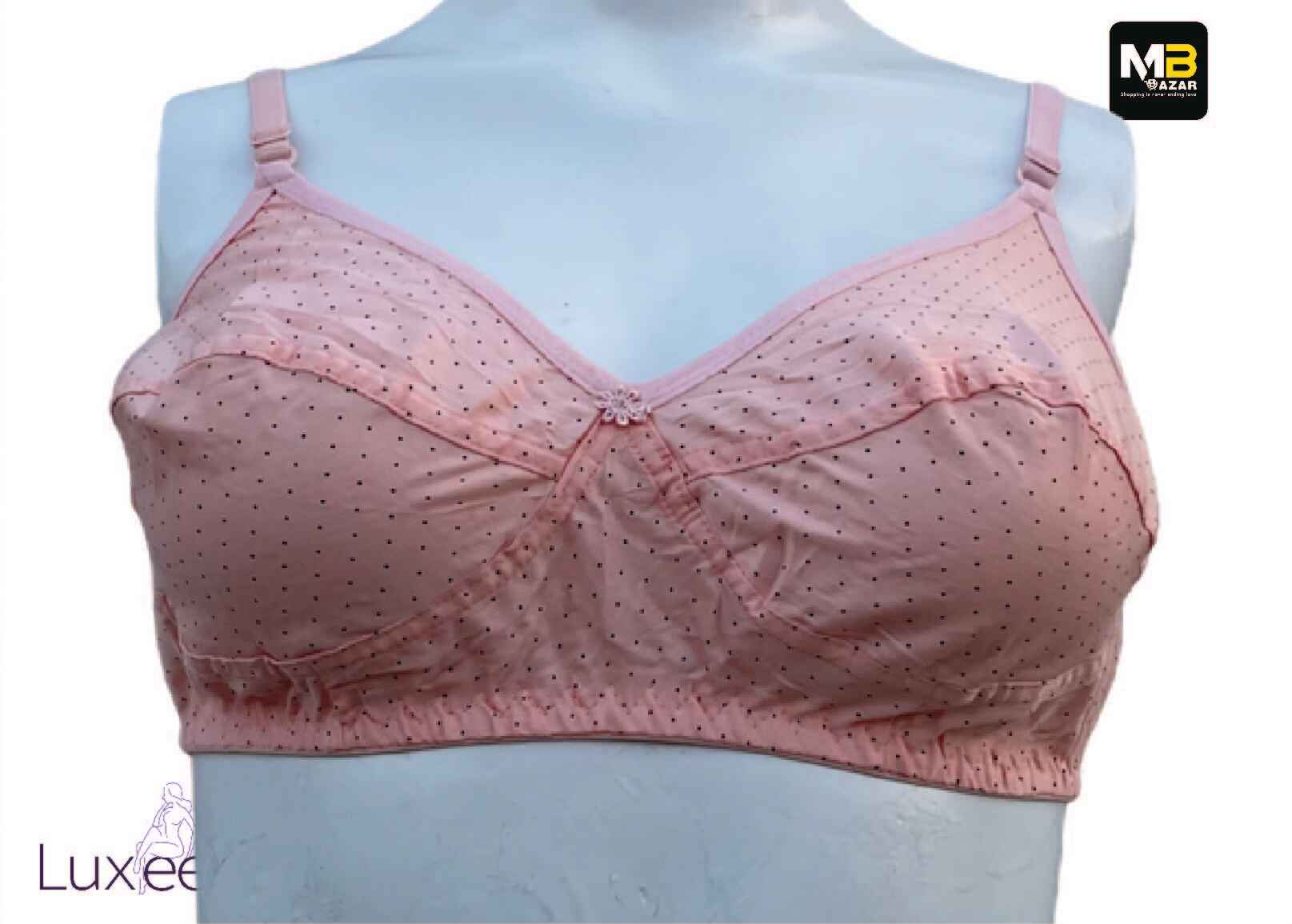 Soft Cotton Bra – Wireless, Breathable & Full Coverage