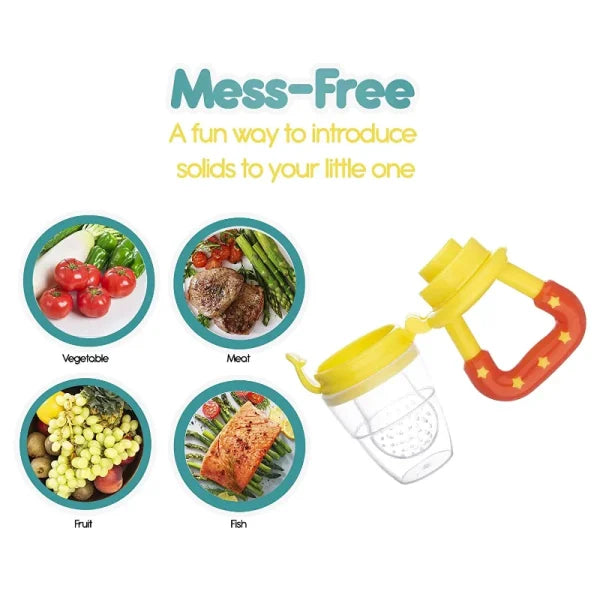 Baby Solid Baby Fruit Pacifier Fresh Fruit Feeder Infant Teething Toy Nibbler Teether Pacifier Safe Silicone Pacifier