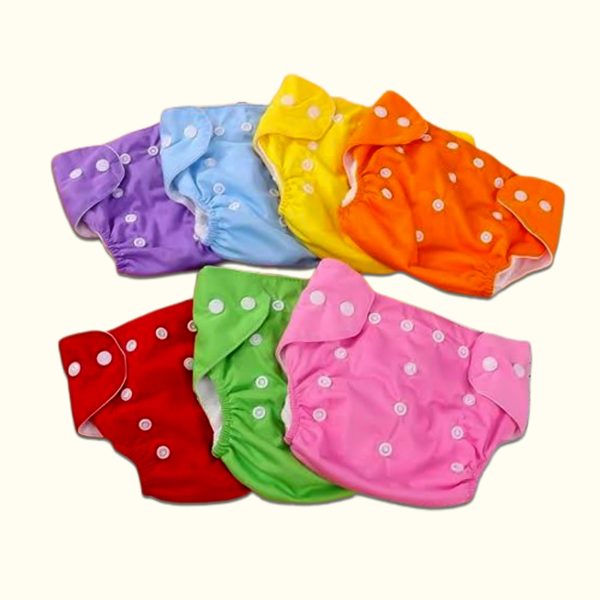 Baby Washable Reusable Diapers – Adjustable, Flexible Training Pants for Toddlers Eco-Friendly Cloth Diaper for Boys & Girls