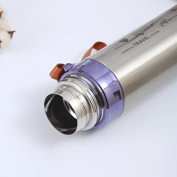 Sports Vacuum Flask – Stainless Steel Water Bottle for Hot & Cold Drinks, Leak-Proof & Insulated Thermos