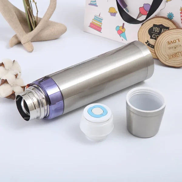 Sports Vacuum Flask – Stainless Steel Water Bottle for Hot & Cold Drinks, Leak-Proof & Insulated Thermos