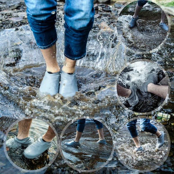 Rain Boot Silicone Gel Shoe Covers – Waterproof, Anti-Slip & Reusable Protection