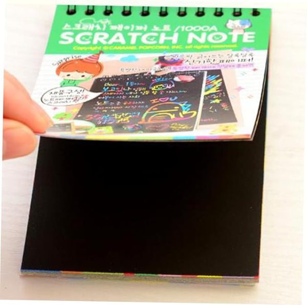 Small Scratch Note Pad | Rainbow Drawing Draft Books For Childrens