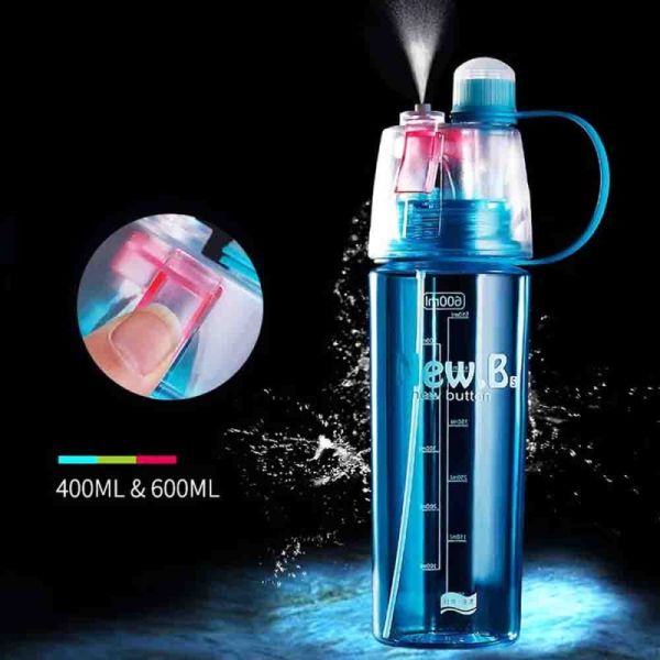 Hydramist Pro Spray Water Bottle – 500ml Ultra-Fine Mist for Skincare, Cleaning & Gardening Glowspritz Design (Random Color)
