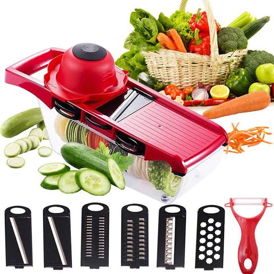 10-in-1 Mandolin Slicer &amp; Vegetable Cutter – Multi-Functional Kitchen Tool for Fast Prep