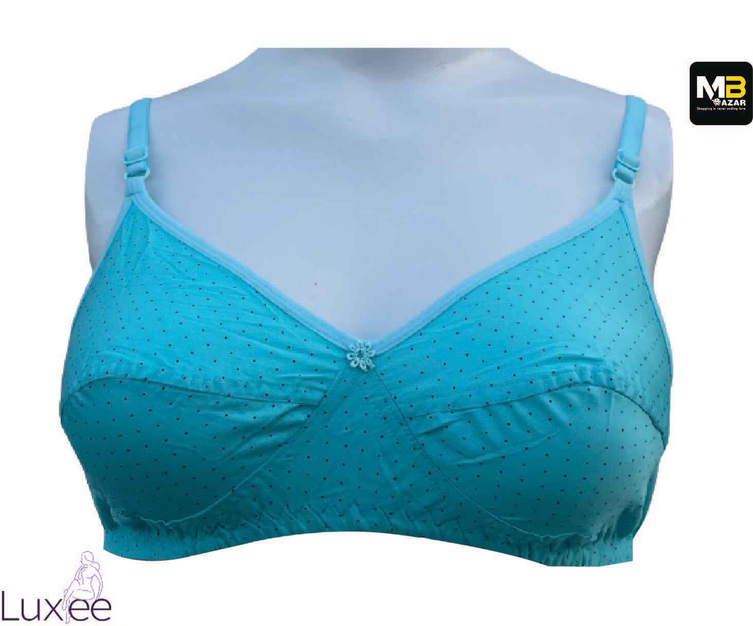 Soft Cotton Bra – Wireless, Breathable & Full Coverage