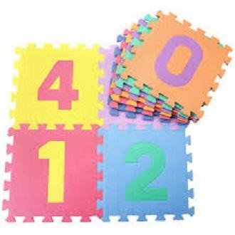 10pcs Soft Foam Number Puzzle Mat for Kids – Colorful EVA Interlocking Floor Tiles  Educational Play Mat for Toddlers & Baby Learning Fun