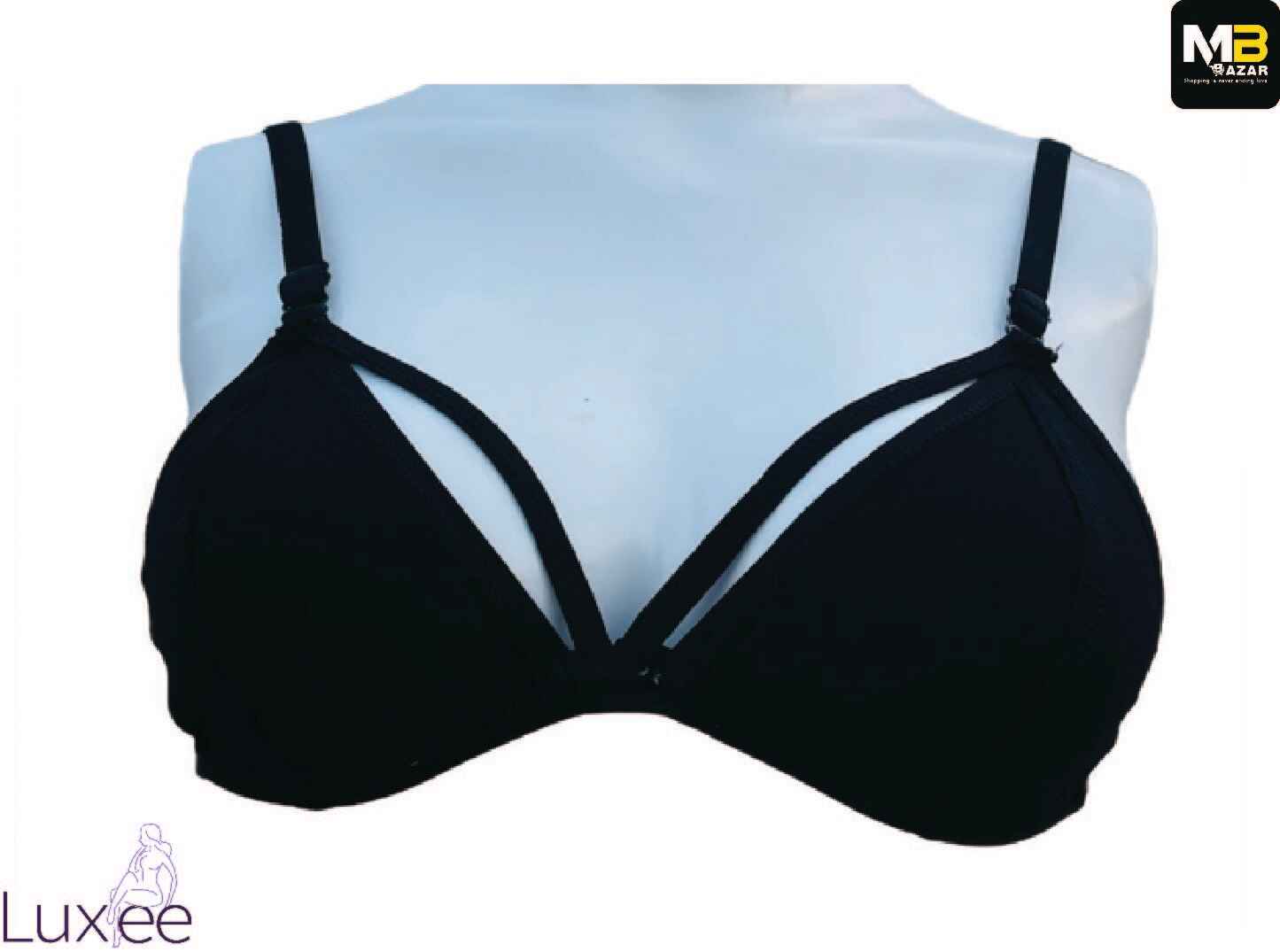 Luxee Soft Cotton Bra – Wireless, Breathable, Stretch Fit | Everyday Lounge Comfort for Women