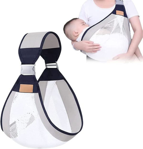 1pc Baby Carrier, Ergonomic Baby Strap One Shoulder Labor-saving Polyester Baby Half Wrapped Sling