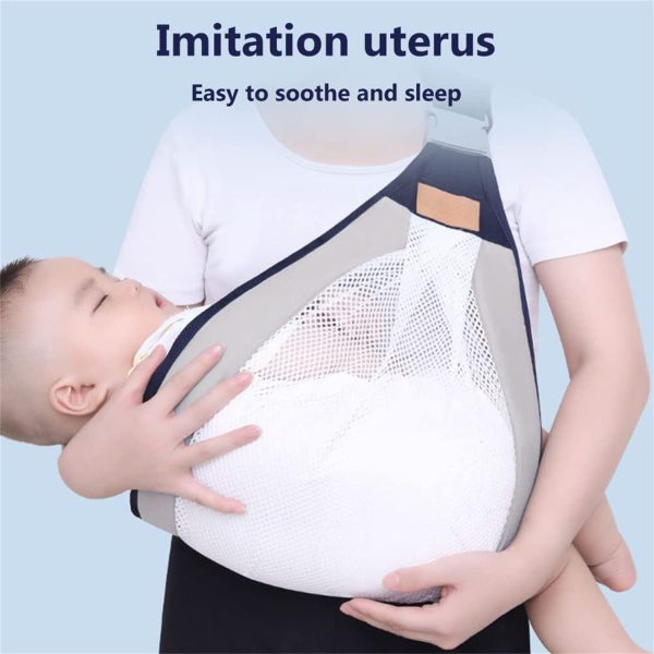 1pc Baby Carrier, Ergonomic Baby Strap One Shoulder Labor-saving Polyester Baby Half Wrapped Sling