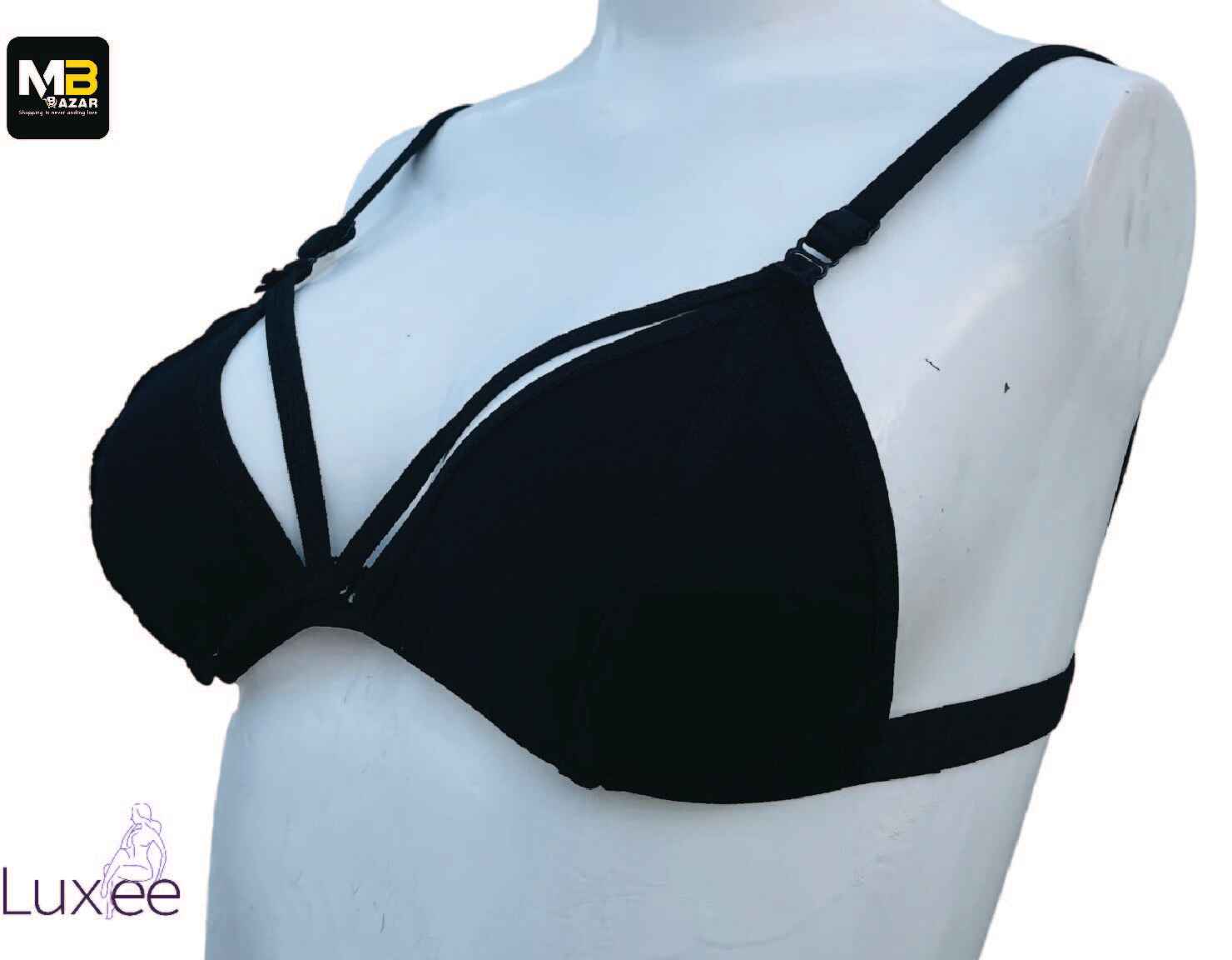 Luxee Soft Cotton Bra – Wireless, Breathable, Stretch Fit | Everyday Lounge Comfort for Women