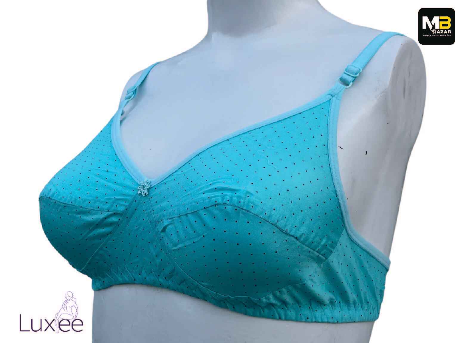 Soft Cotton Bra – Wireless, Breathable & Full Coverage