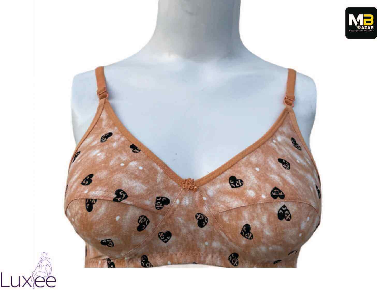 Soft Cotton Bra – Wireless, Breathable & Full Coverage