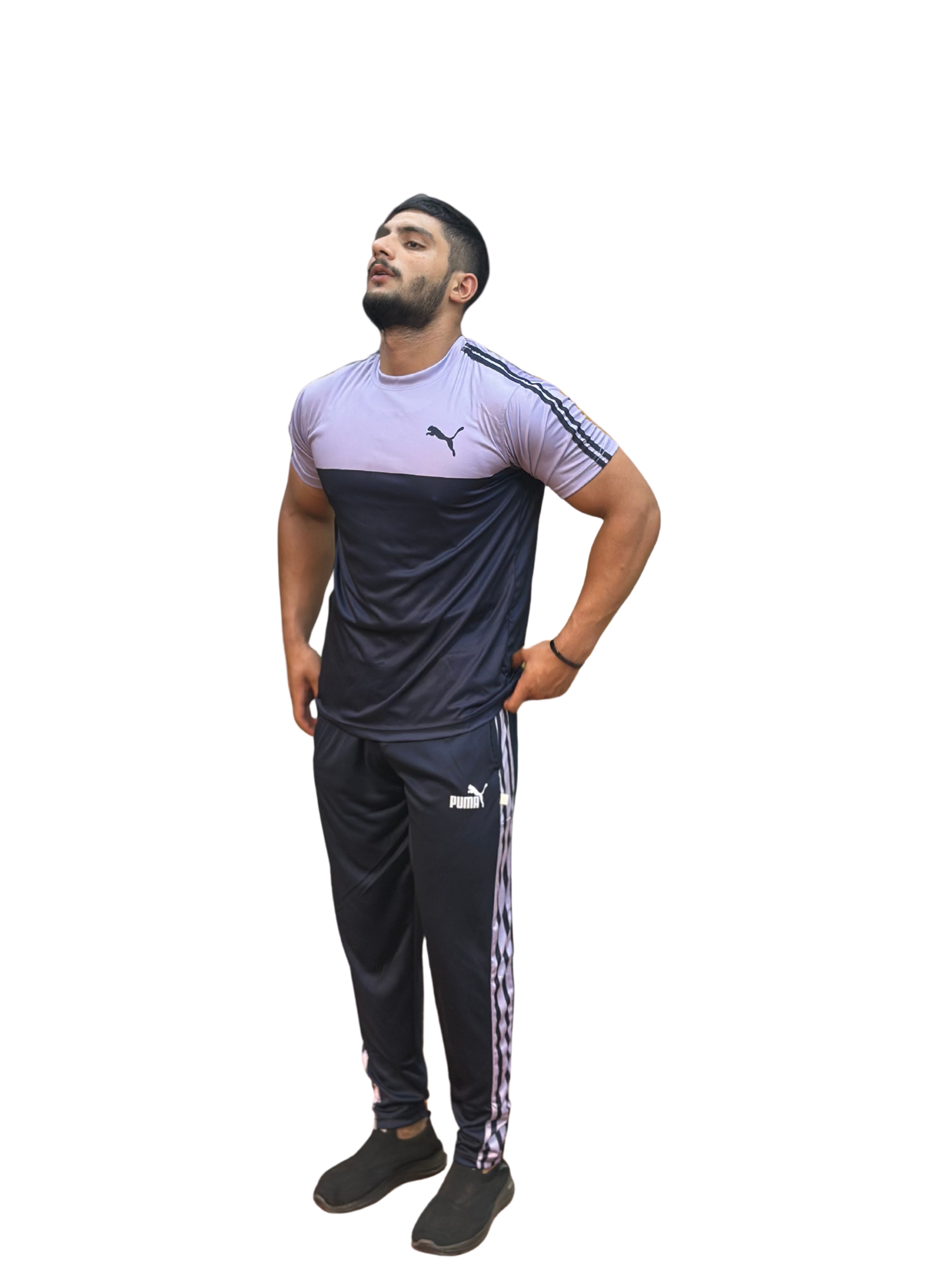 Men’s dry-fit tracksuit – breathable, stretchable activewear set