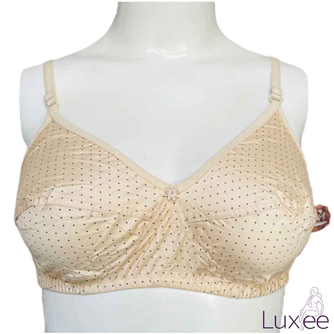 Soft Cotton Bra – Wireless, Breathable & Full Coverage