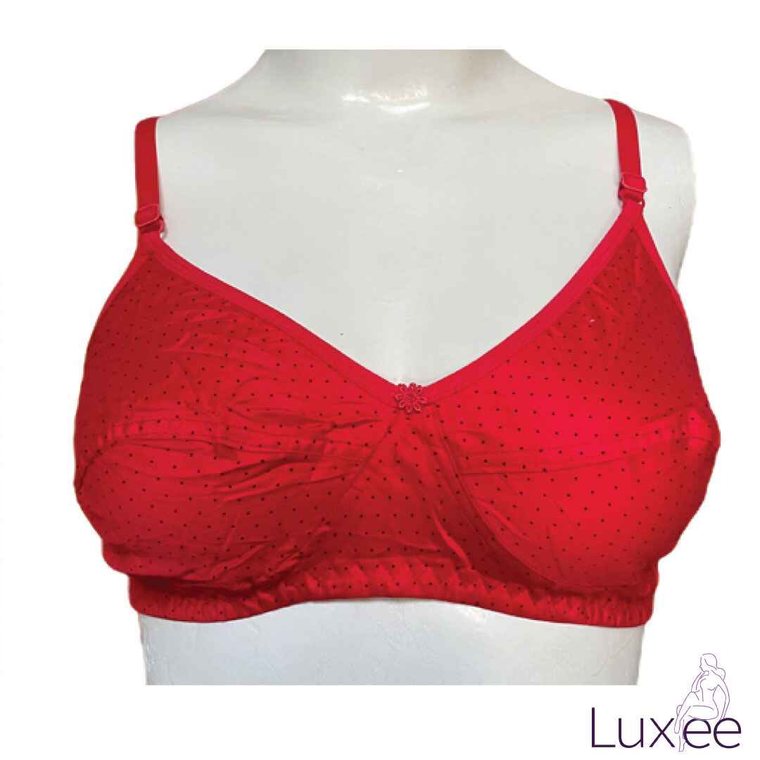 Soft Cotton Bra – Wireless, Breathable & Full Coverage