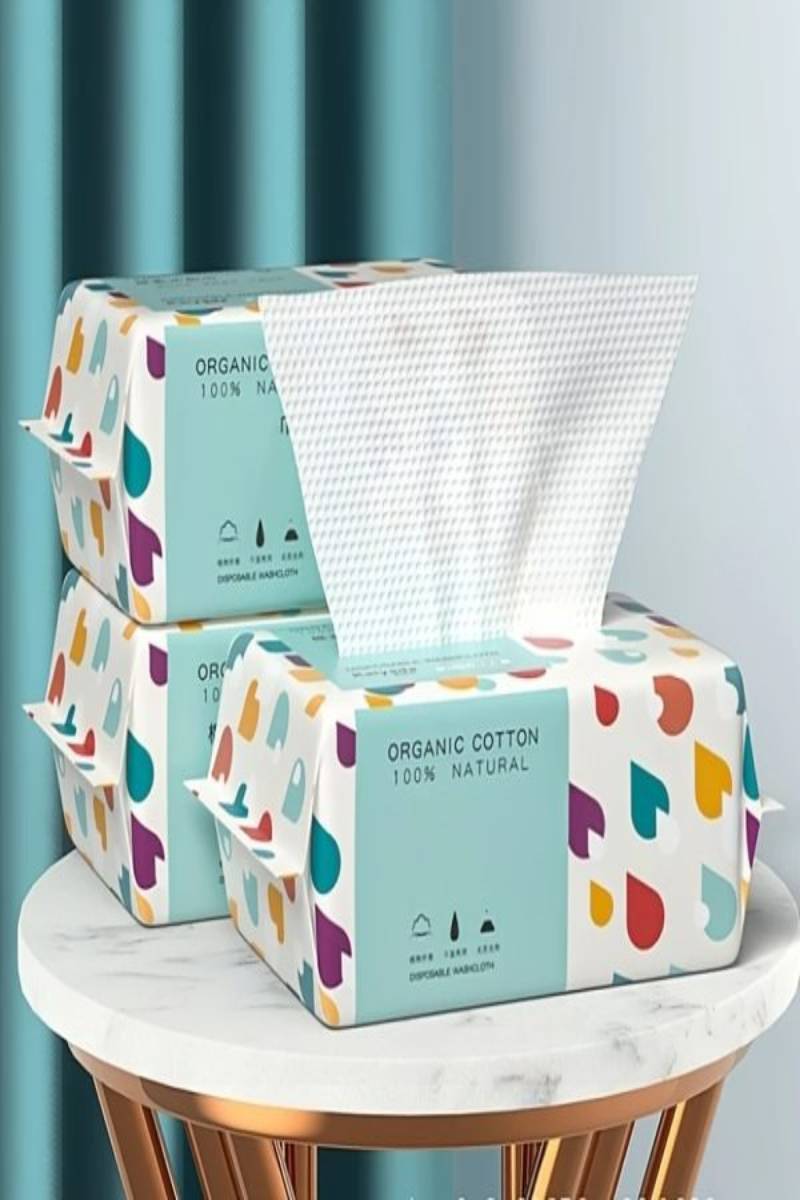 🧻 Disposable Face Towel – 70 Pcs Ultra Soft, Thickened Cotton Tissues | Lint-Free, Multi-purpose Facial Dry Wipes for Skincare, Makeup Removal & Cleansing 🌿🧖‍♀️