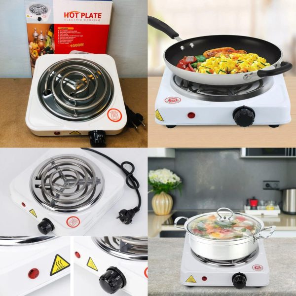Fast Heating Electric Hot Plate – Compact Stove for Quick Cooking (Random Color)
