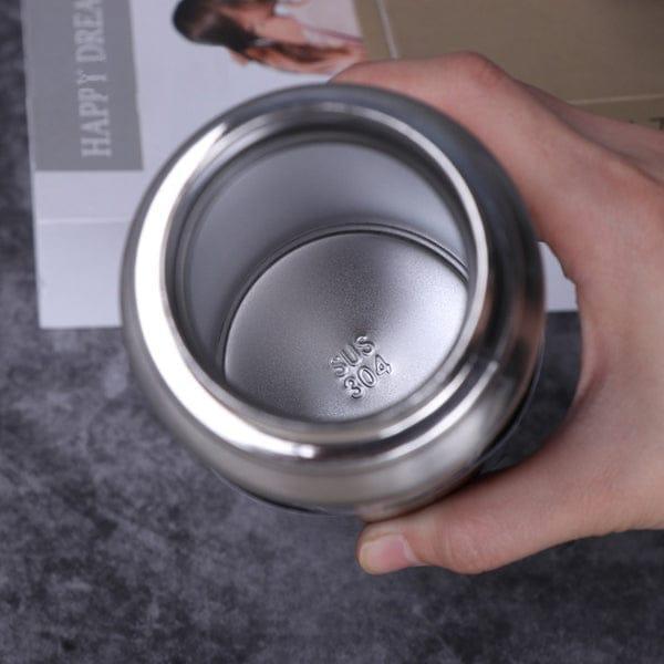 Summer Vacuum Water Bottle – 800ml Insulated Stainless Steel  Keeps Drinks Hot & Cold  Random Color