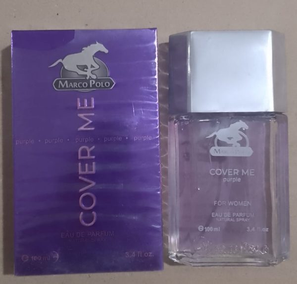 💜 Marco Polo Cover Me Purple Perfume for Women – Eau De Parfum Natural Spray, 100ml 🌸🌟