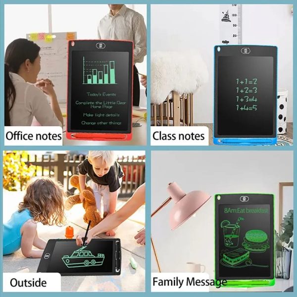 🖊️🌈 Multi-Color LCD Writing & Drawing Tablet – Kids Learning Tablet for Fun & Education 🎨📚