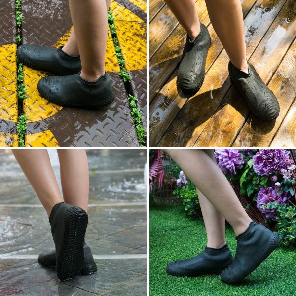 Rain Boot Silicone Gel Shoe Covers – Waterproof, Anti-Slip & Reusable Protection