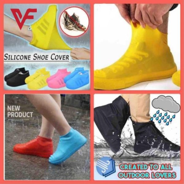 Rain Boot Silicone Gel Shoe Covers – Waterproof, Anti-Slip & Reusable Protection