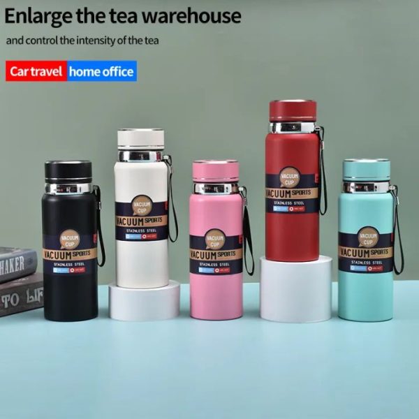 Stainless Steel Smart Water Bottle with LED Temperature Display – Large Capacity Vacuum Insulated Sports Flask