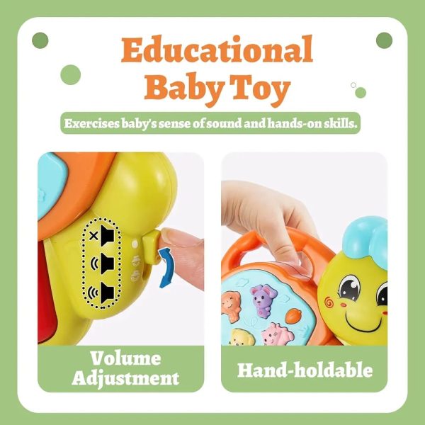 Toey Play Caterpillar Baby Toy – Musical Piano Keyboard with Lights, Songs & Animal Sounds  12+ Months Early Learning Gift for Boys & Girls