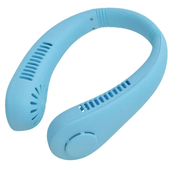🌀 X5 Leafless Hanging Neck Fan – Portable & Rechargeable Summer Cooler 😎🧊 (Random Color)